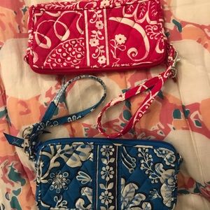 Matching Vera Bradley wallets/wristlets